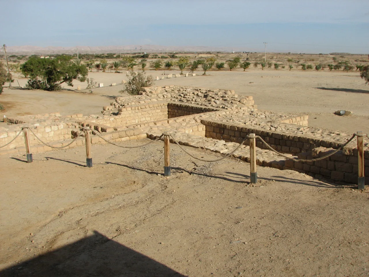 Vestiges archéologiques d'Ein Hatzeva dans la vallée de l'Arabah.