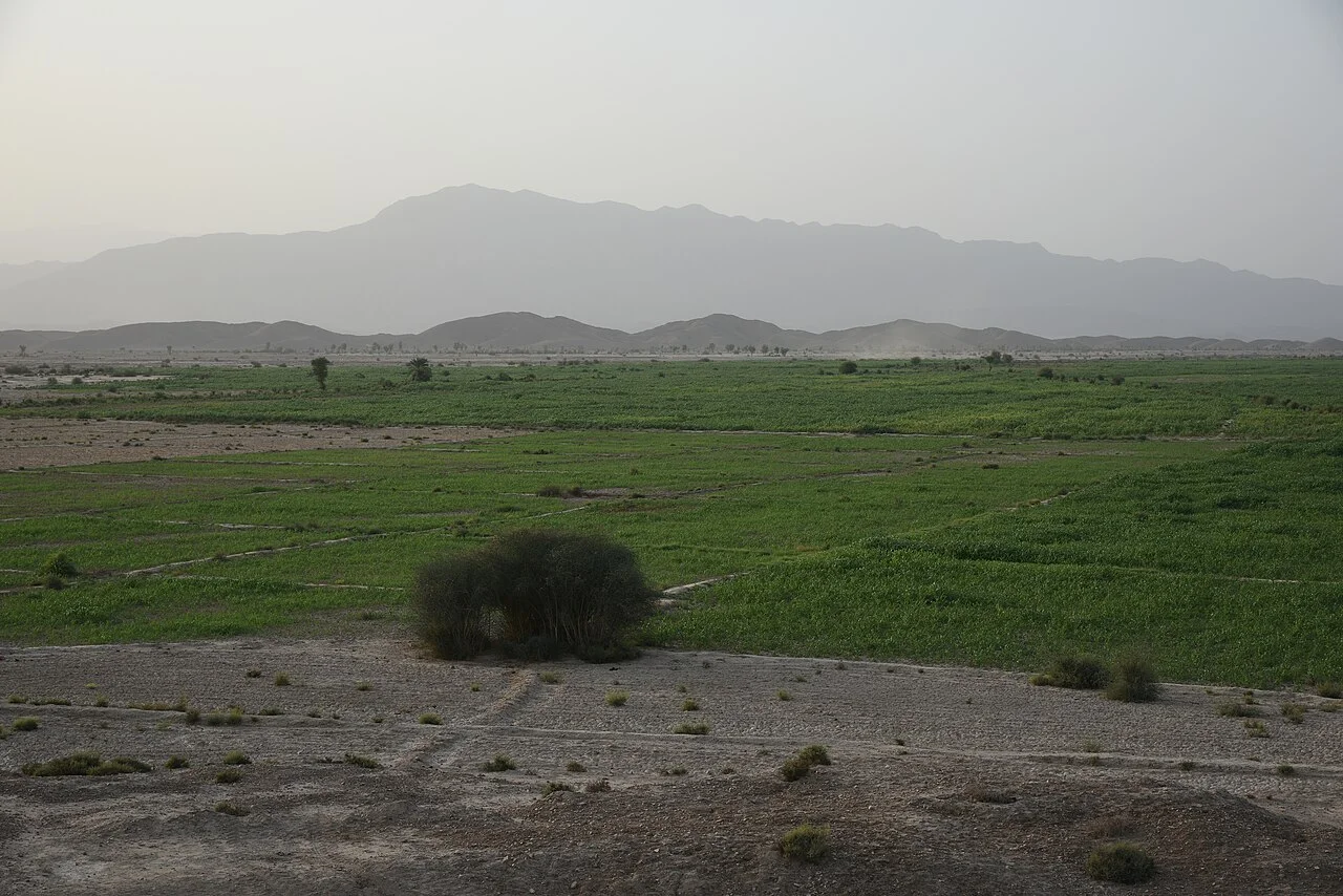 Vestiges du site archéologique de Mehrgarh au Pakistan.
